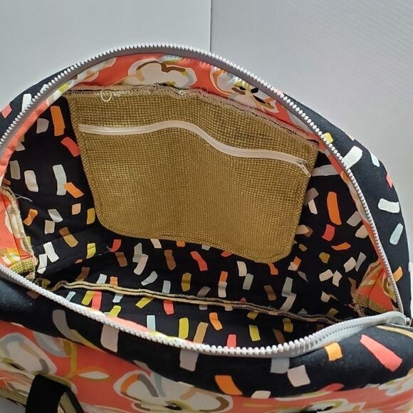 Padded Multi Colored Large Fabric Tote - Picture 6 of 7